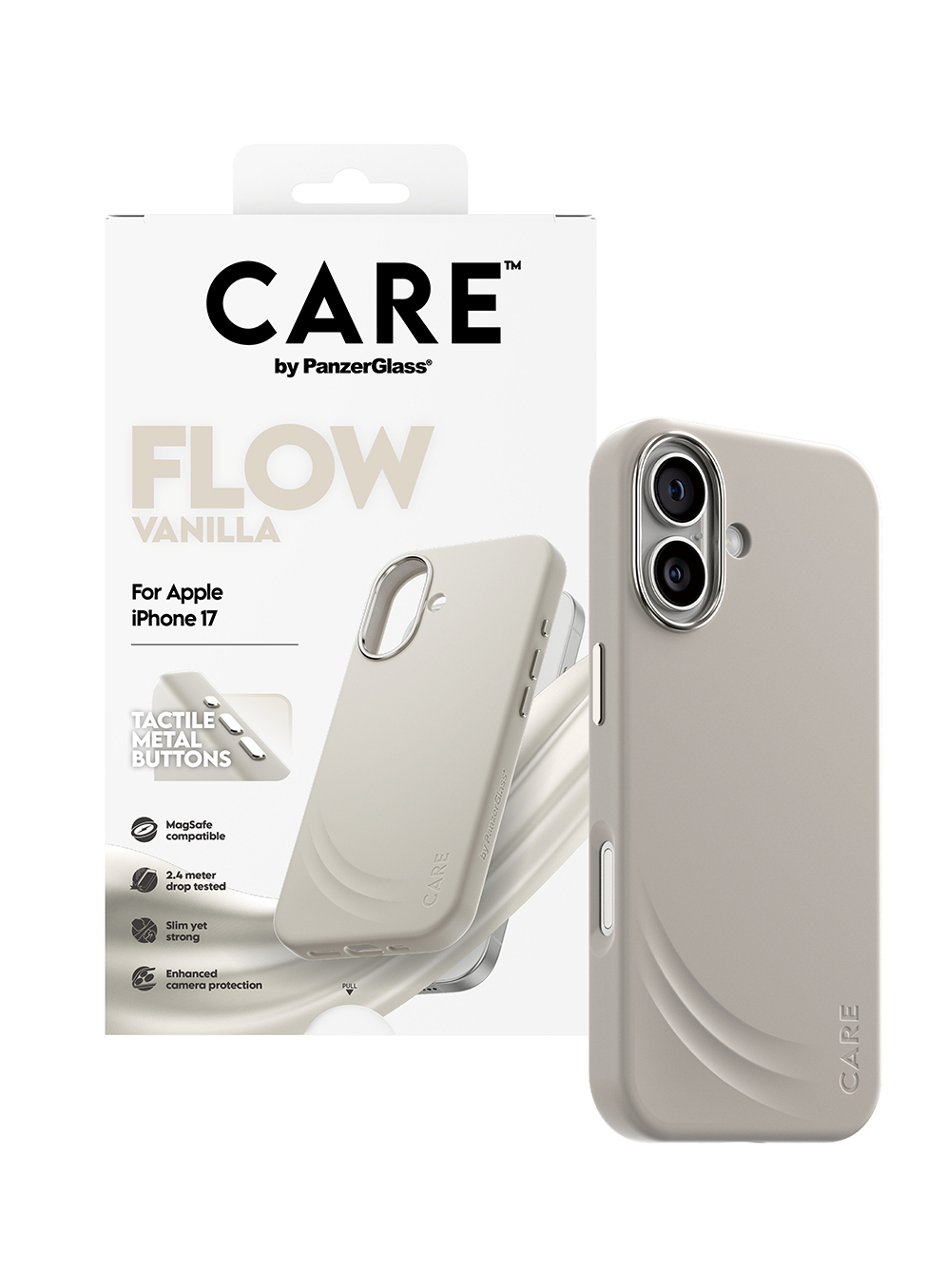PanzerGlass CARE by PG FF Vanilla MagS iPhone 17, Ansicht 2