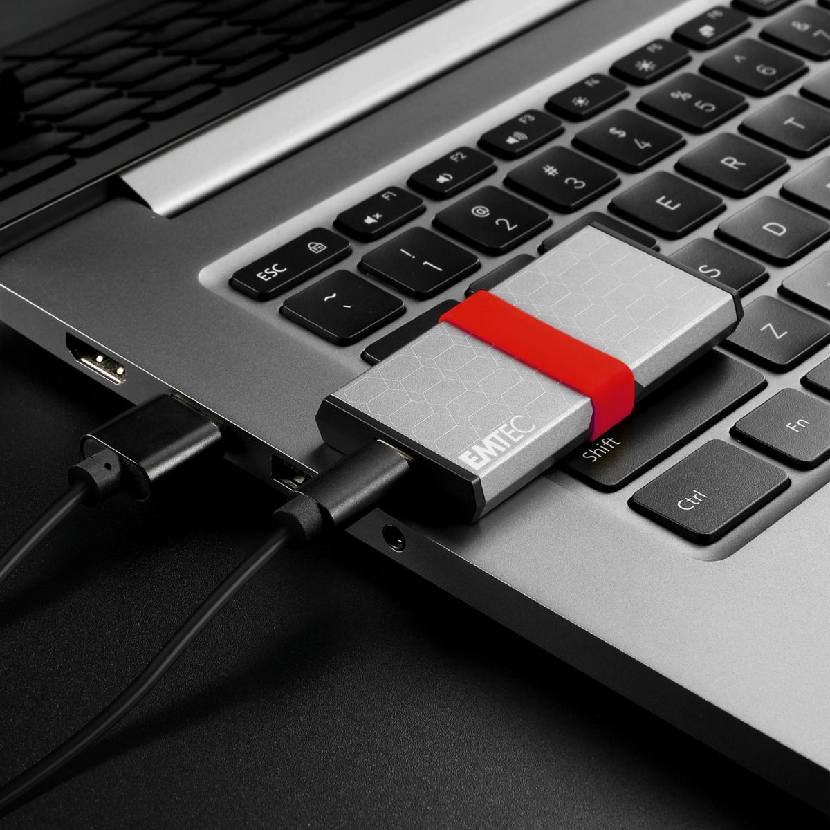 EMTEC SSD 3.2Gen2 X205 Portable, Ansicht 3