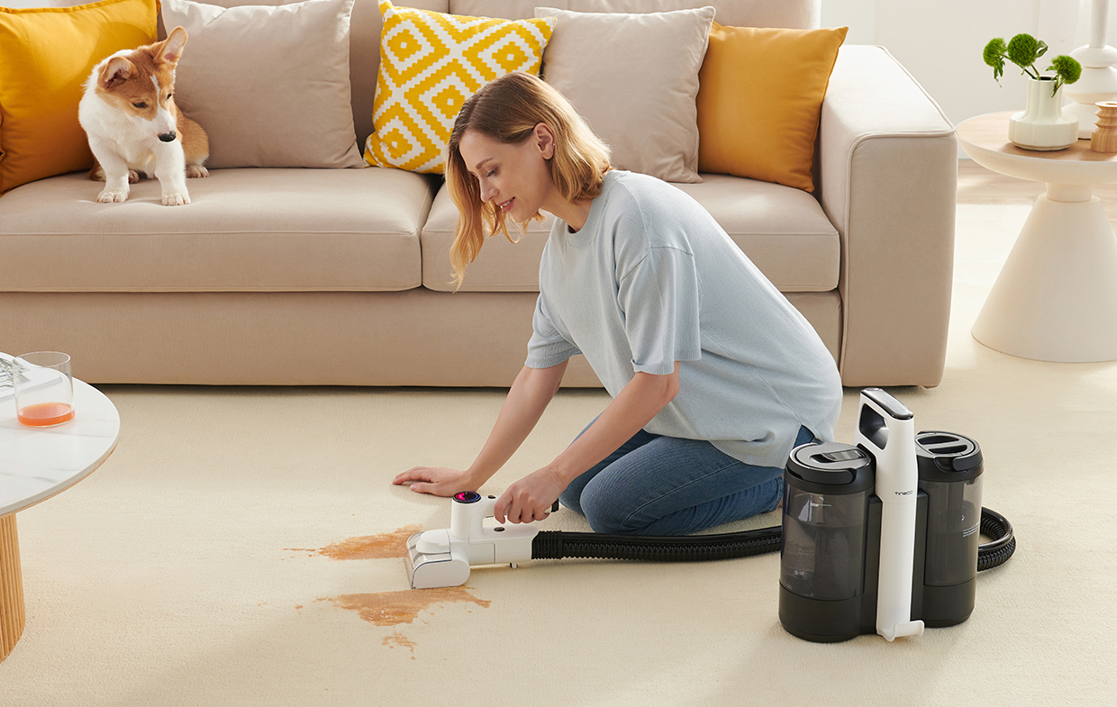Tineco Carpet One Spot - Handgeführt - Car interrior - Teppich - Treppen - Polsterung - 1,6 l - 170 W - Schwarz - Weiß, Ansicht 2
