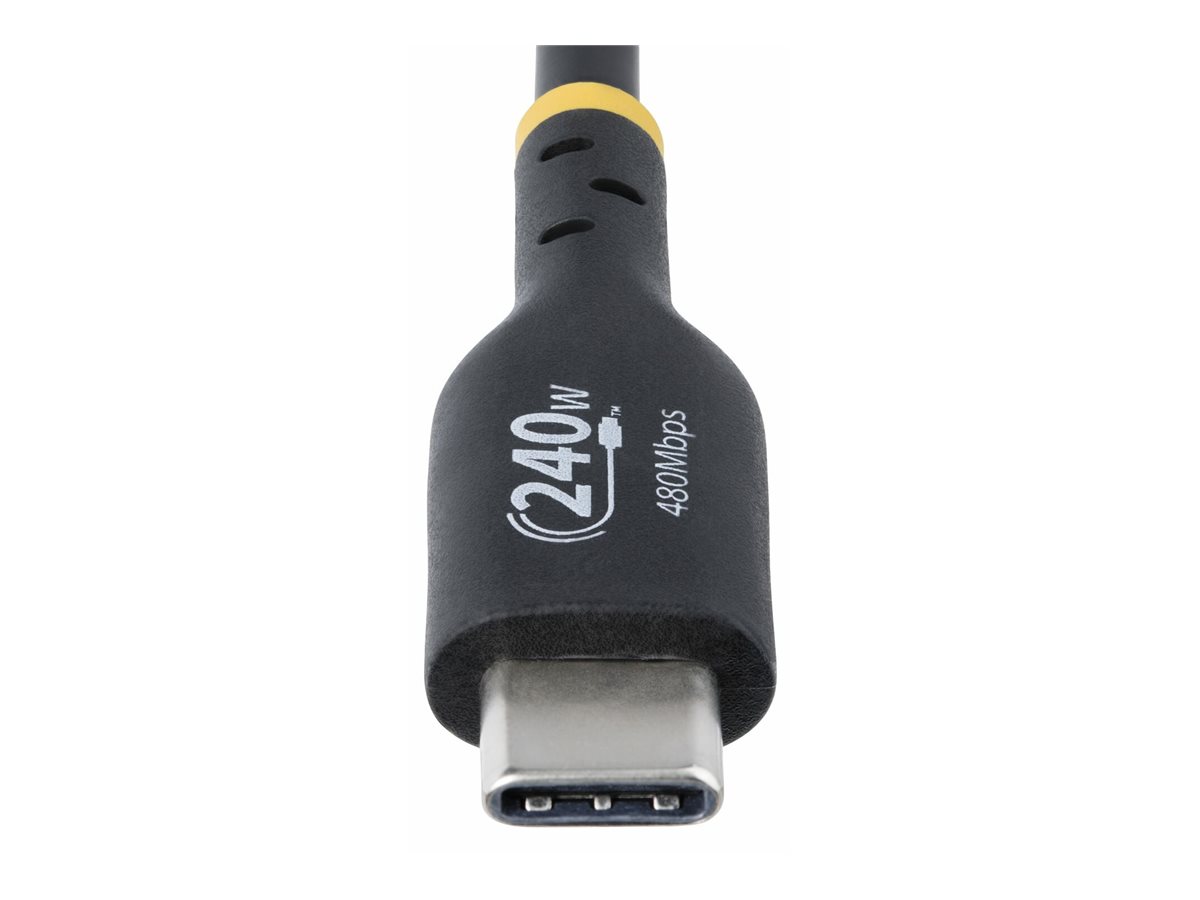 StarTech.com 3m USB C Charging Cable, USB-IF Certified USB-C Cable, 240W - USB-Kabel - 24 pin USB-C (M) - Schwarz, Ansicht 5