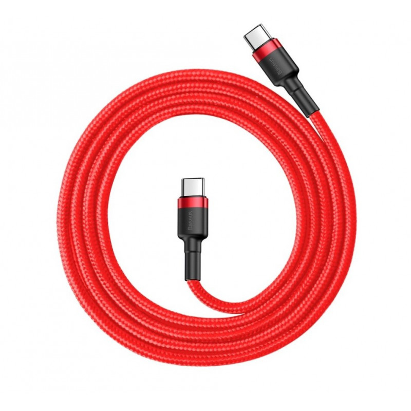 Baseus 6953156285194 - 1 m - USB C - USB C - Rot, Ansicht 3