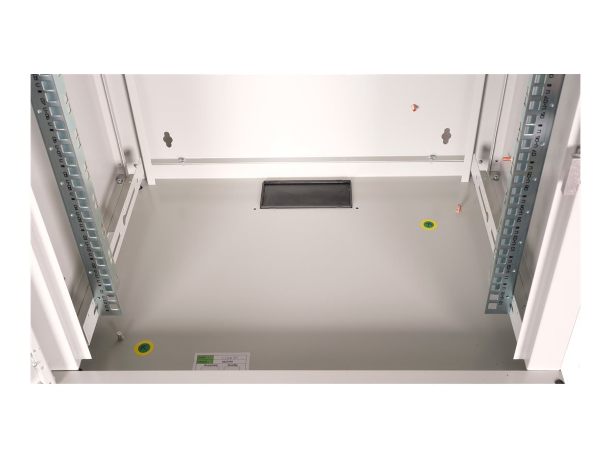 ROLINE 19 Zoll Wandgehäuse Pro 12 HE 600x450 BxT grau - Wandgehäuse, Ansicht 4
