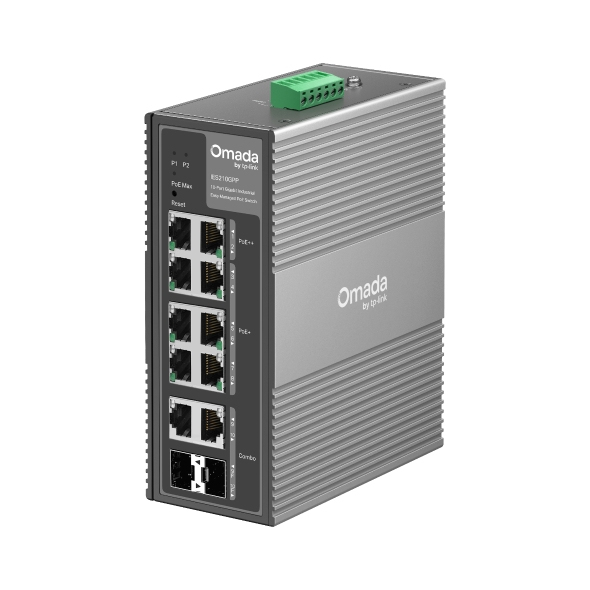 TP-LINK Omada IES210GPP V1.6 - Switch - industriell - managed - 6 x 10/100/1000 (PoE+), Ansicht 4
