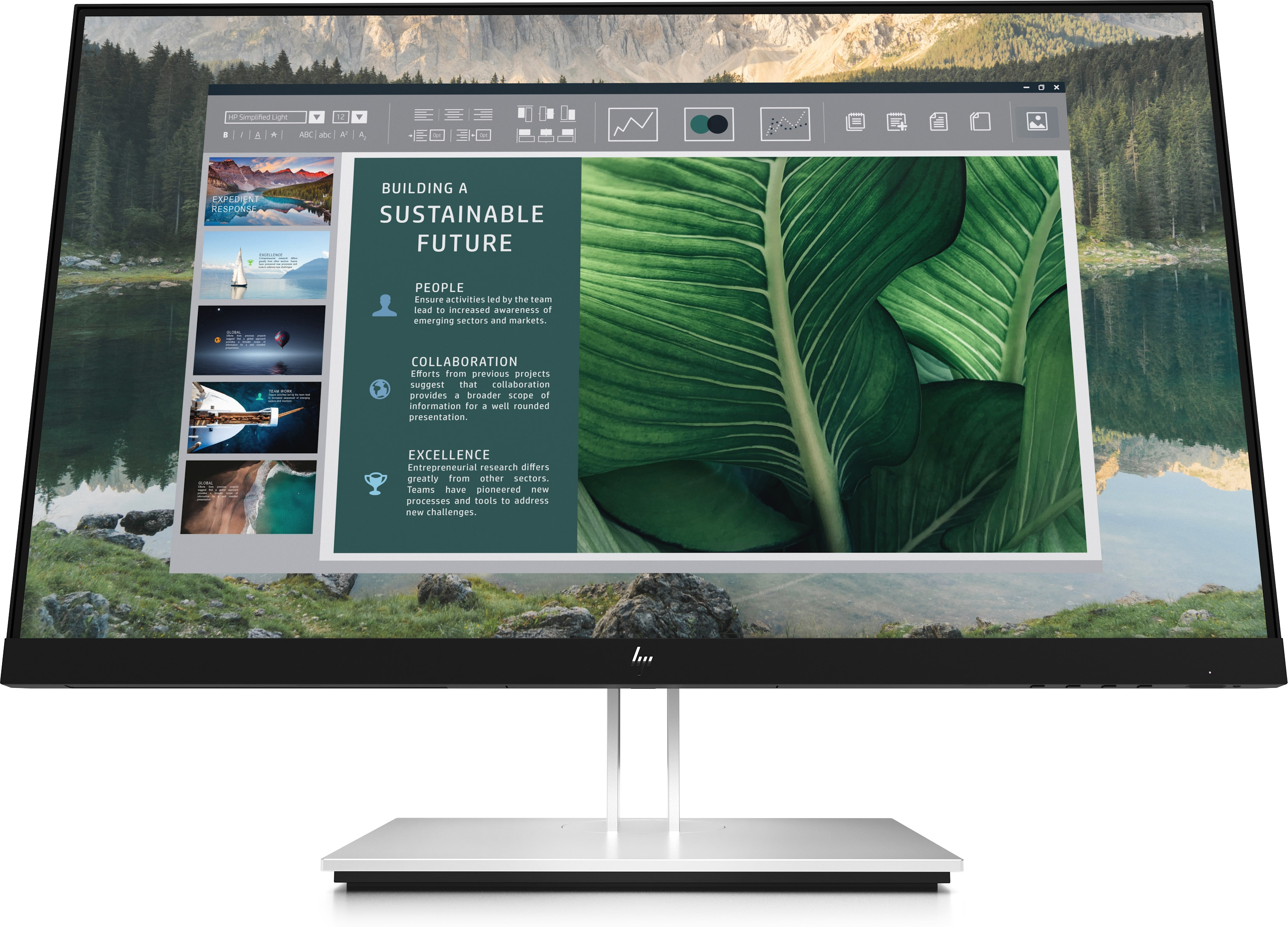 HP E24u G4, 60,5 cm (23.8&quot;), 1920 x 1080 Pixel, Full HD, LCD, 5 ms, Schwarz, Silber