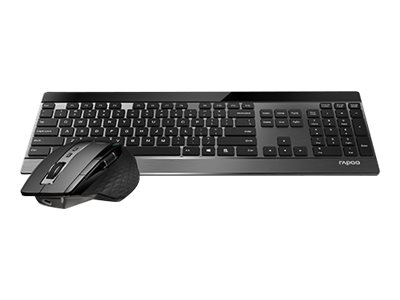 Rapoo 9900M - Tastatur-und-Maus-Set - kabellos - TL: Deutsch, QWERTZ, Ansicht 3