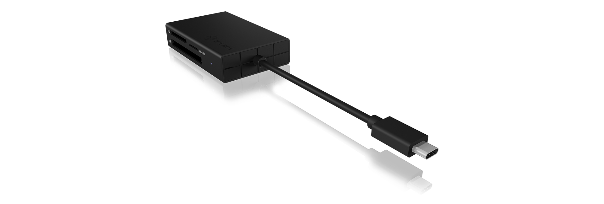 ICY BOX ICY BOX IB-CR401-C3 - Kartenleser (SD, CF, microSD, microSDHC, SDXC, microSDXC, SDHC UHS-I, SDXC UHS-I, Ansicht 4