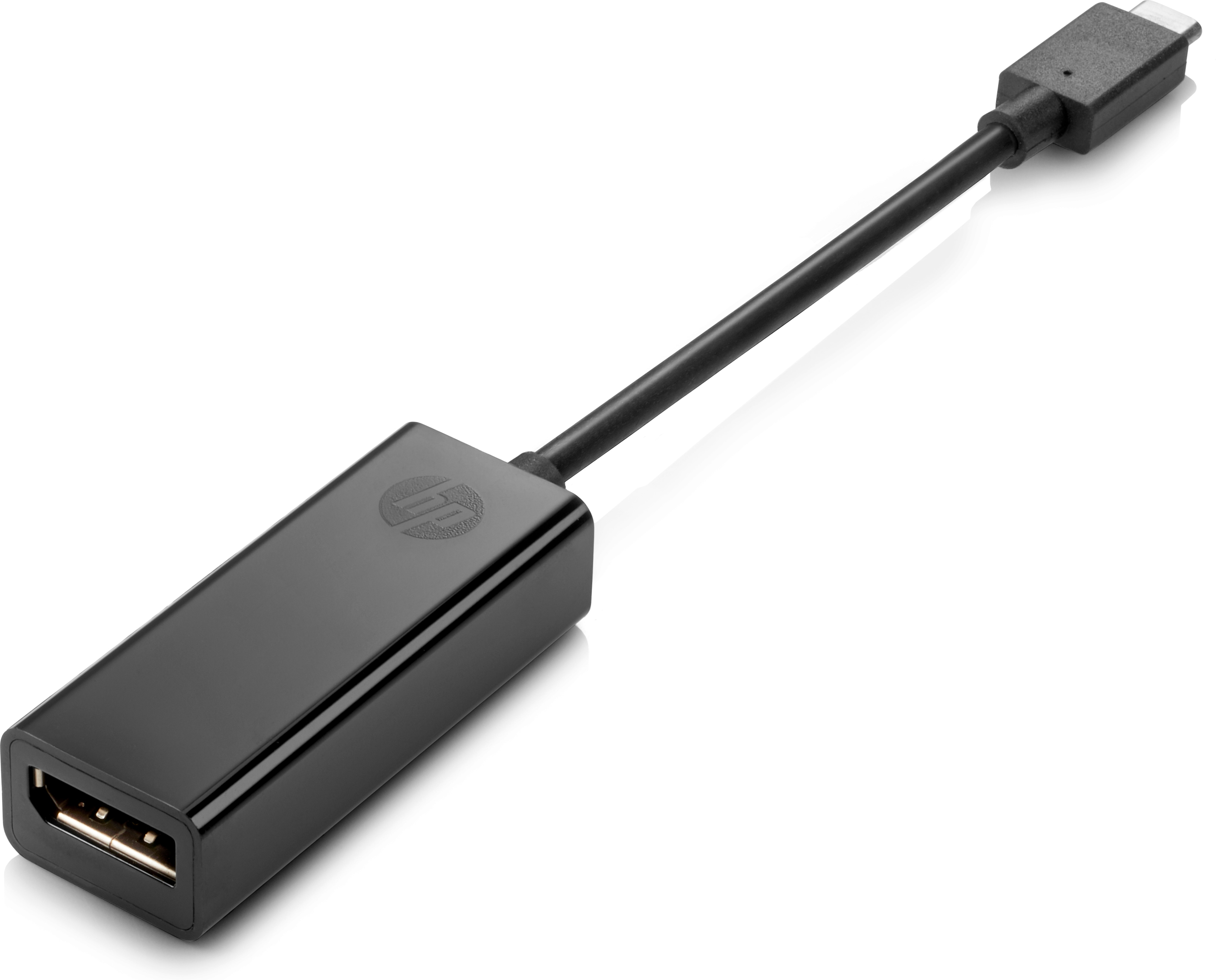 HP USB-C-zu-DP-Adapter, Schwarz, 15,2 mm, 23,6 mm, 180 mm, 32,3 g, 1 Stück(e)