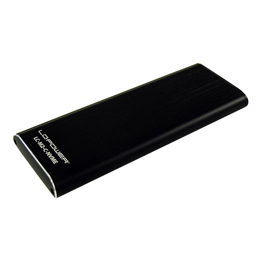 LC-Power LC-M2-C-NVME - SSD-Gehäuse - M.2 - M.2 - 10 Gbit/s - USB Anschluss - Schwarz, Ansicht 4