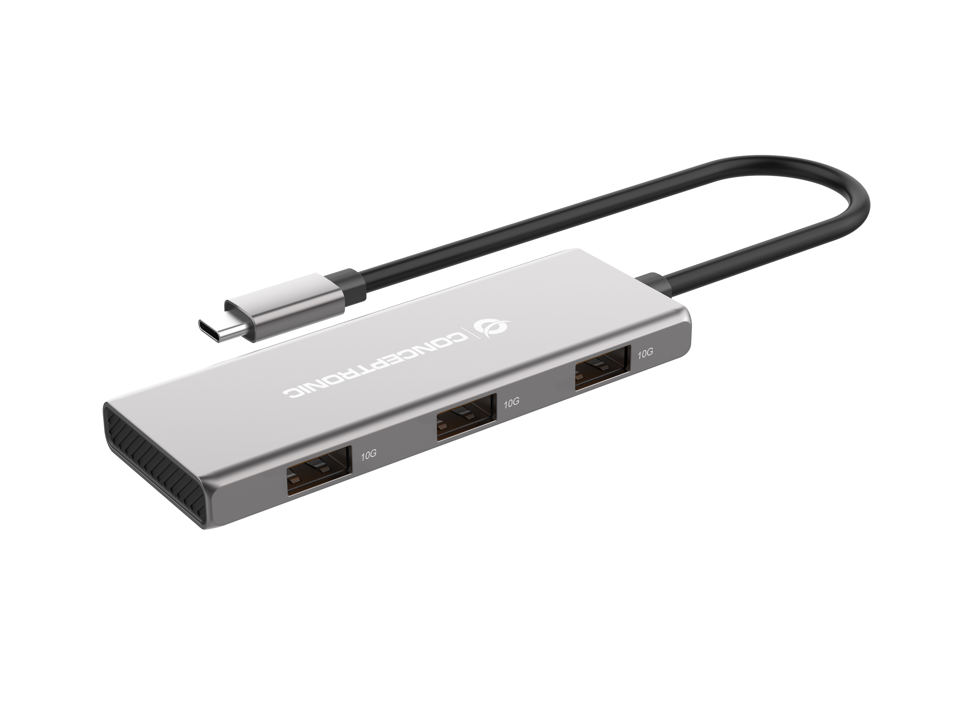 Conceptronic HUBBIES17G - USB 3.2 Gen 2 (3.1 Gen 2) Type-C - USB 3.2 Gen 2 (3.1 Gen 2) Type-A - USB 3.2 Gen 2(3.1 Gen 2), Ansicht 4