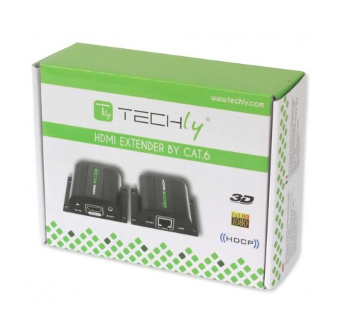 Techly Extender HDMI Full HD on cable Cat.5E / 6 / 6A / 7 max 60m Autoregulated, Ansicht 2