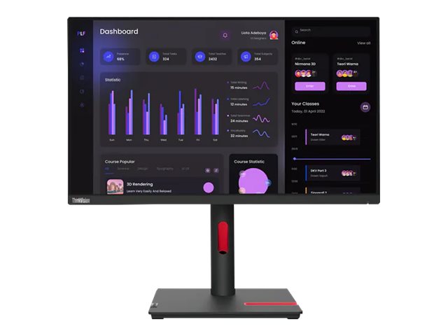 Lenovo ThinkVision T24i-30 - LED-Monitor - 60.5 cm (23.8")