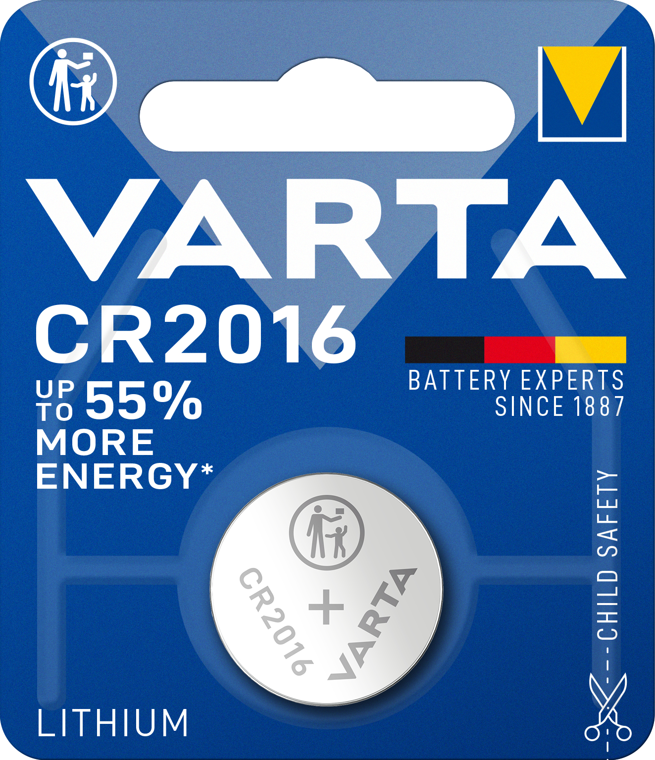 10x Varta CR2016 Batterien Knopfzellen Knopfzelle Batterien MHD 2030 10 Stück 