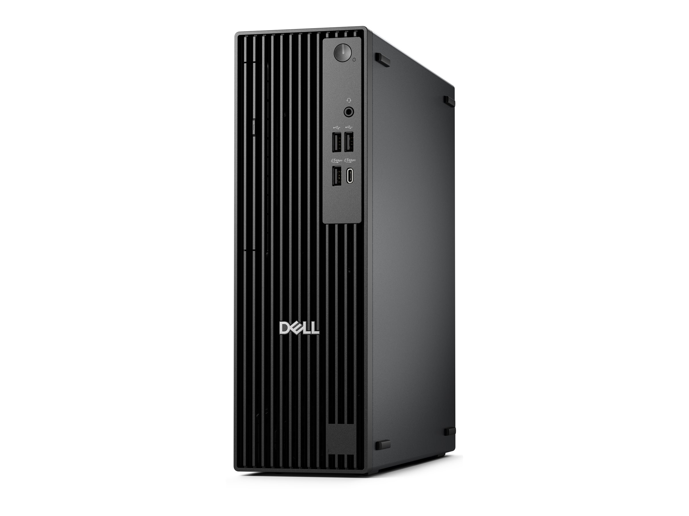 Dell Pro Slim QCS1250 - Schlanker Desktop - Core i5 i5-14500 / 2.6 GHz - RAM 16 GB - SSD 512 GB - NVMe - UHD Graphics 770 - 1GbE - Win 11 Pro - Monitor: keiner - Schwarz - BTS - mit 1 Jahr Basis Vor-Ort (AT, DE - 2 Jahre)
