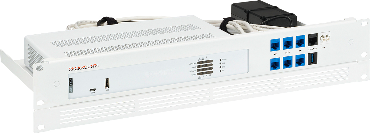 Rackmount.IT RM-SR-T15 - Montagesatz für Netzwerkgeräte - Rack montierbar - Signal White - 1.3U - 48.3 cm (19), Ansicht 2