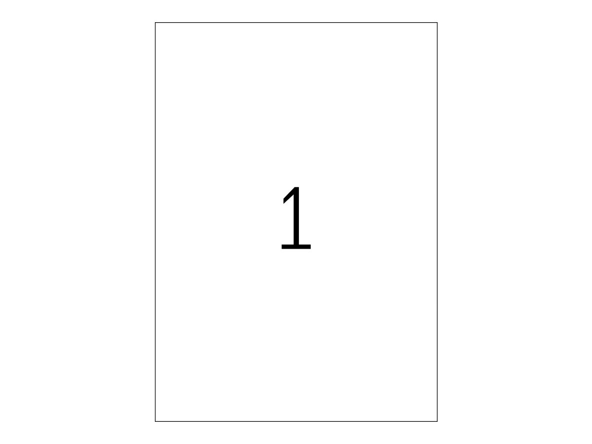 HERMA Special - Papier - matt - permanent selbstklebend - Blau - A4 (210 x 297 mm), Ansicht 3