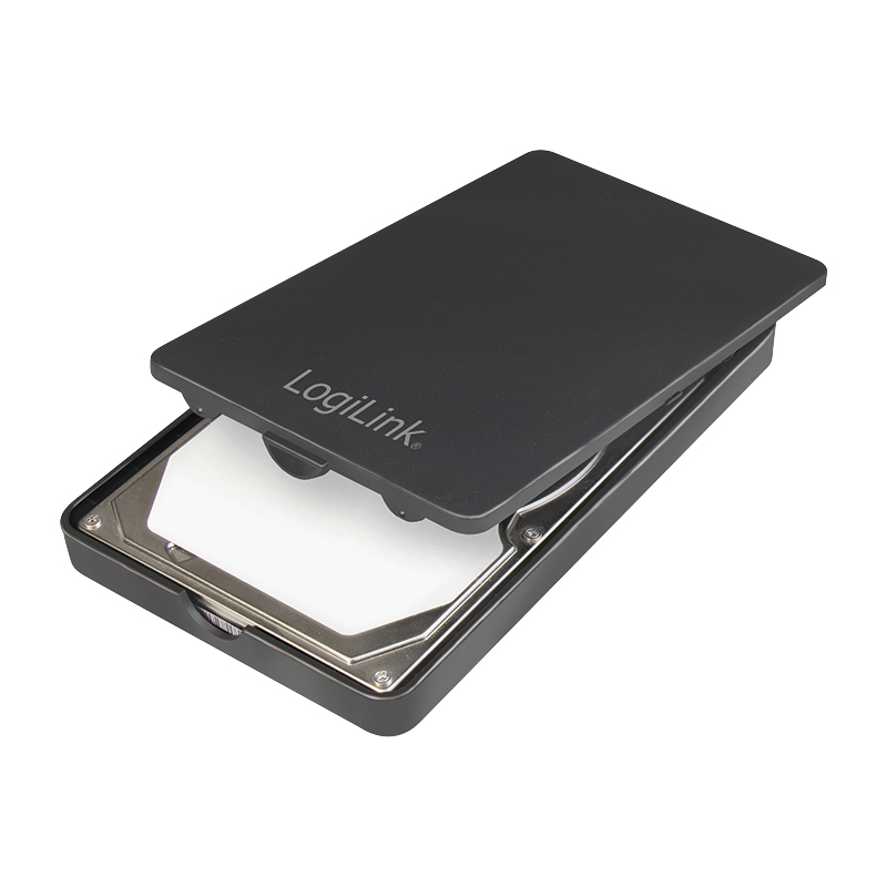LogiLink Speichergehäuse - 2.5 (6.4 cm) - SATA 6Gb/s, Ansicht 4