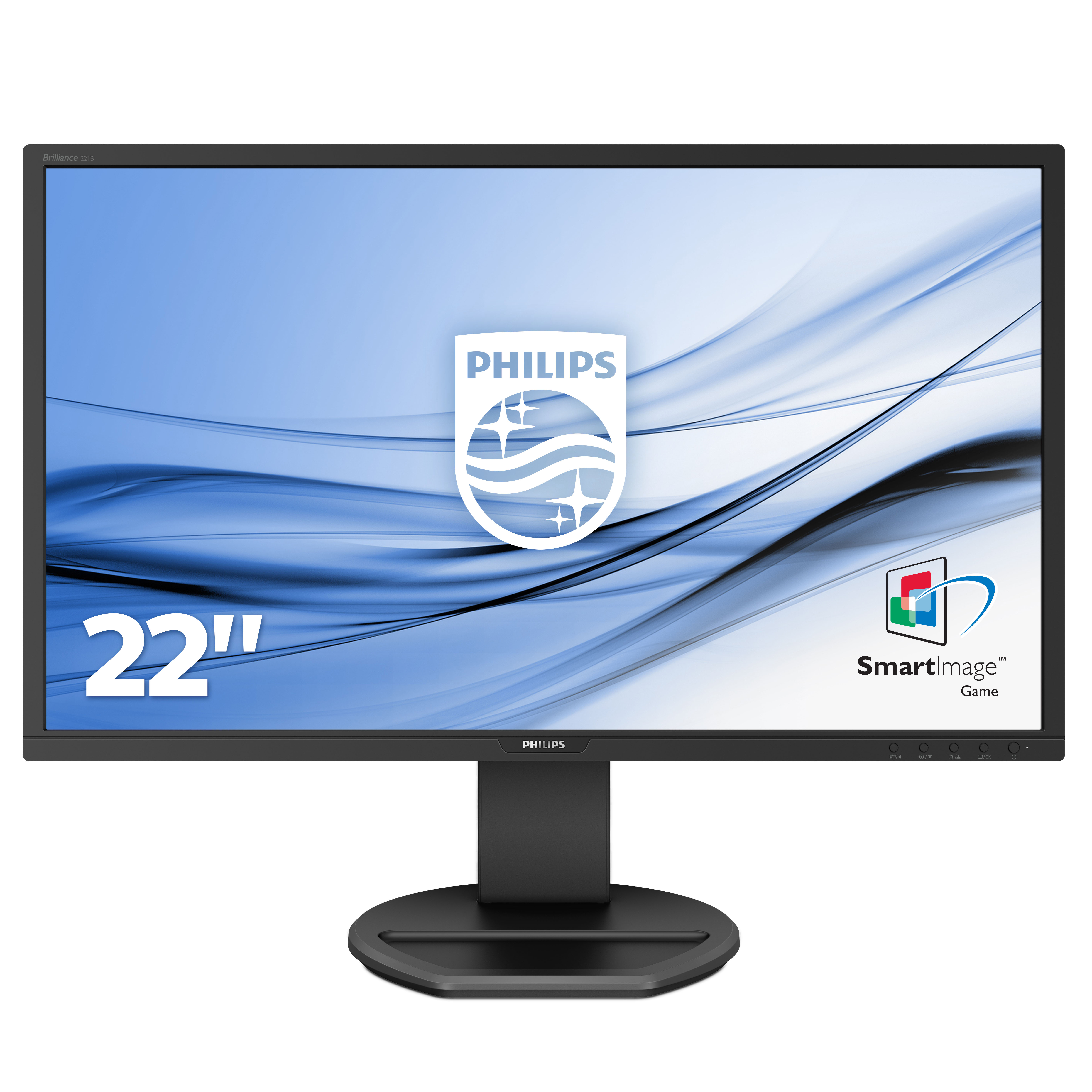 Philips B Line LCD-Monitor 221B8LJEB/00 - 54,6 cm (21.5) - 1920 x 1080 Pixel - Full HD - LED - 1 ms - Schwarz, Ansicht 2