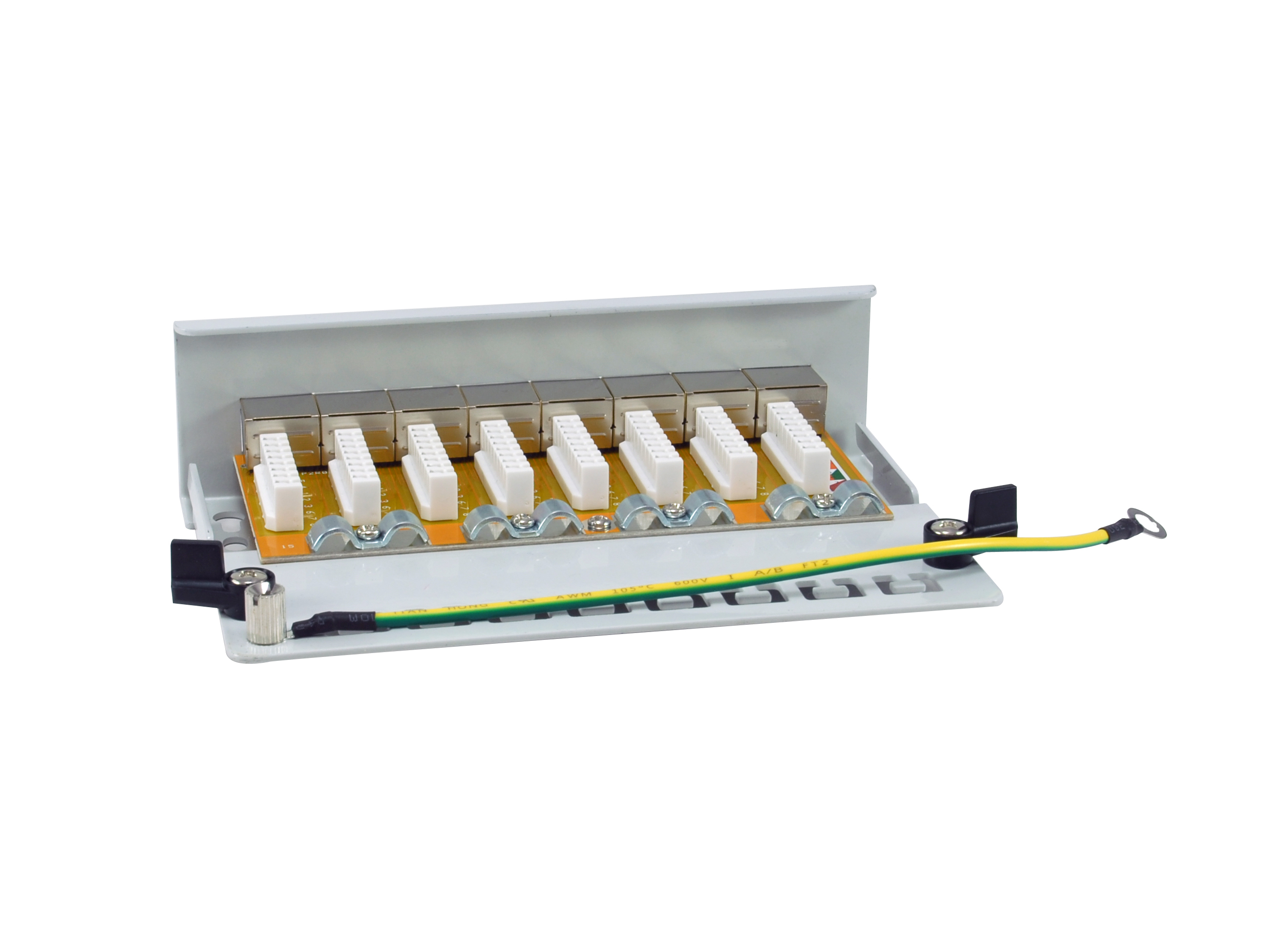 Equip Patchpanel 8x RJ45 Cat6A FTP 1HE Keystone Montage gr - Patch-Panel - Ethernet, Ansicht 4