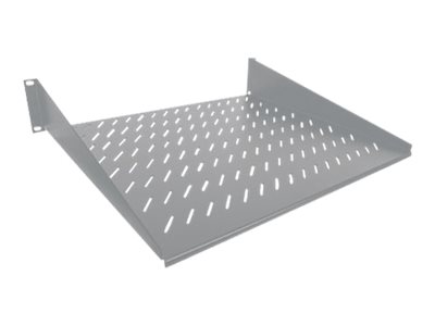 Intellinet 19 Cantilever Shelf 2U 2-Point Front Mount 250mm Depth Max 25kg Grey Three Year Warranty - Rack - Regal - Grau RAL 7035 - 2U - 48.3 cm (19)