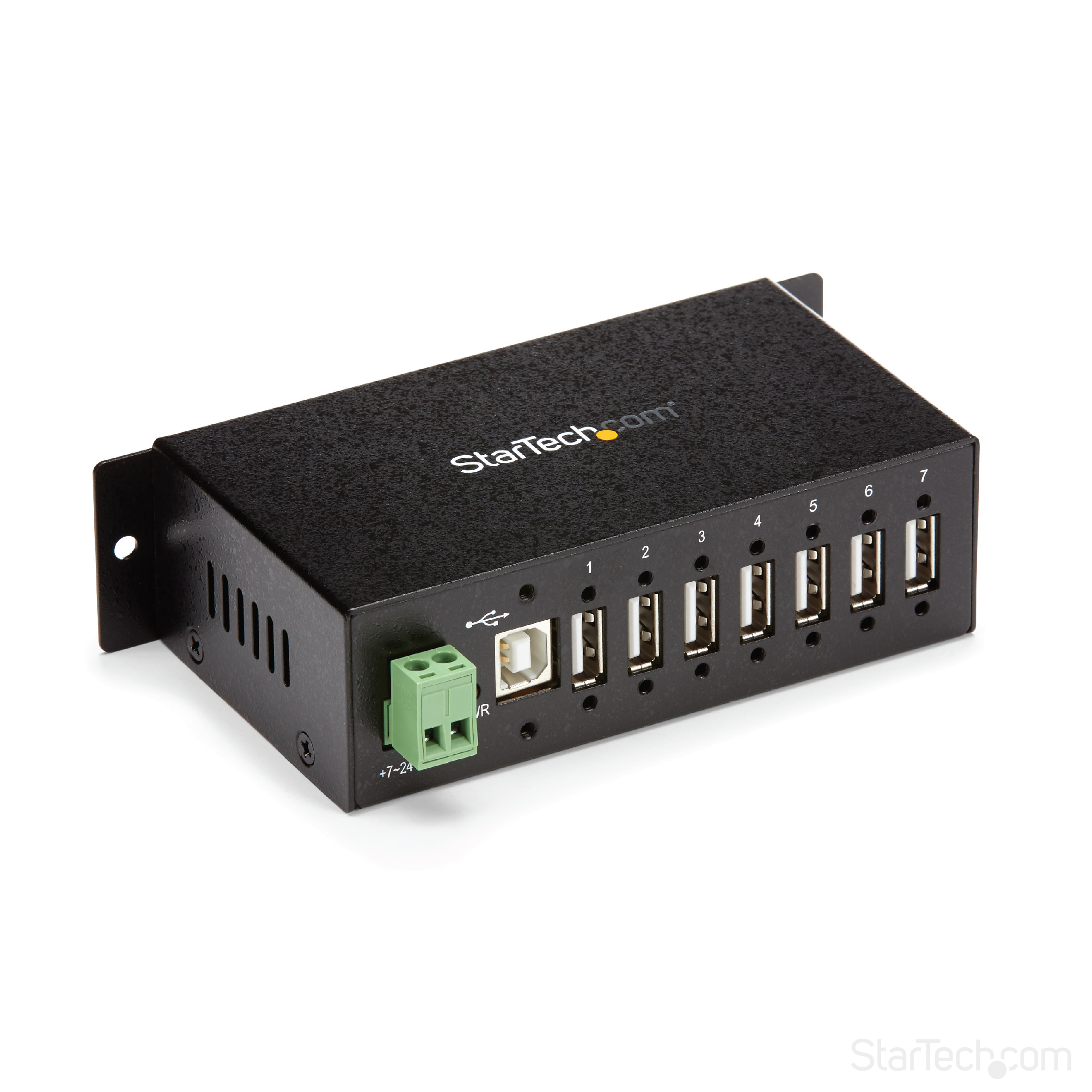 StarTech.com Industrieller montierbarer 7 Port USB 2.0 Hub, Ansicht 2