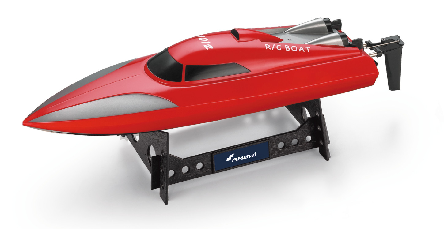 Amewi Speedboot 7012 Mono - Betriebsbereit (RTR) - Rot - Boot - Elektromotor - 2.4 GHz - Lithium-Ion (Li-Ion), Ansicht 2