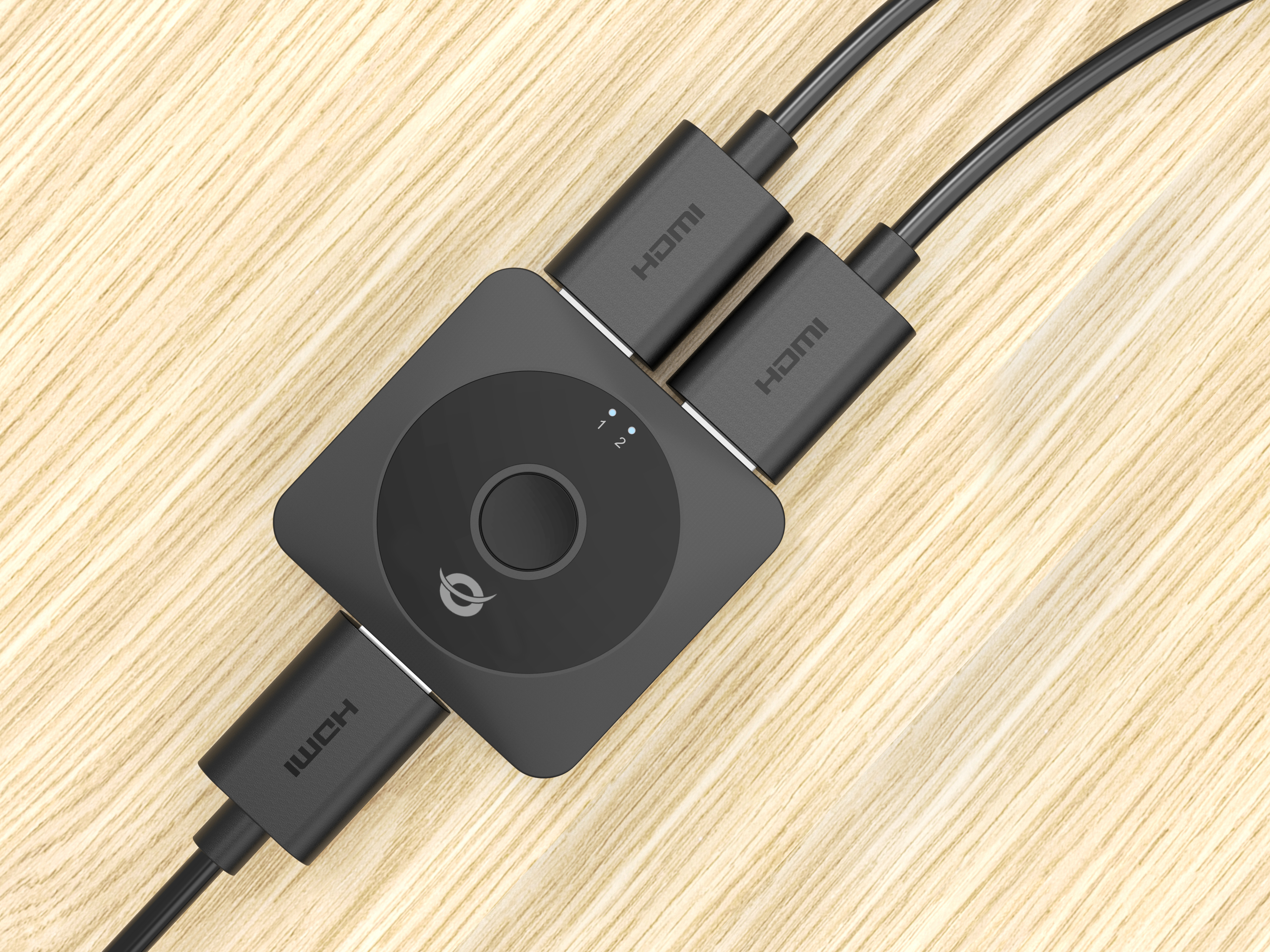 Conceptronic Switch Bi-Direktional HDMI Splitter 2-in-1 sw - Switch - 2-Port, Ansicht 2