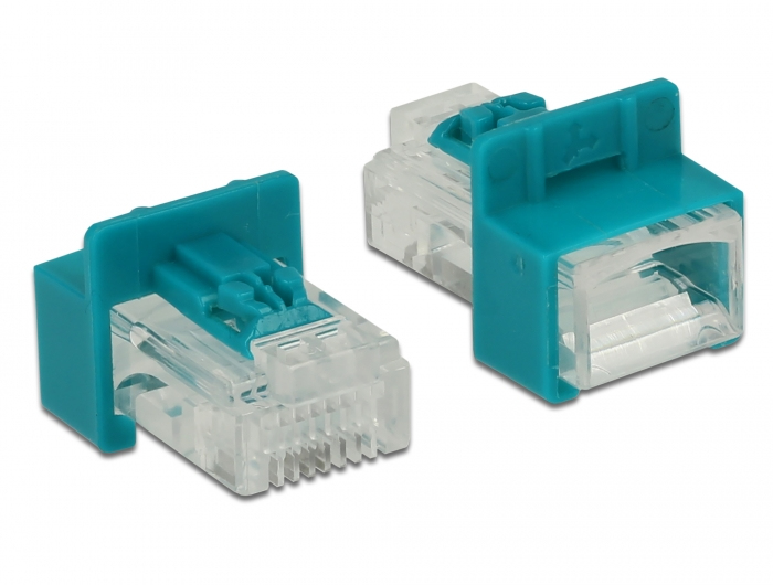 Delock LAN-Kabel Sicherheitsschloss-Set (Packung mit 6), Ansicht 2
