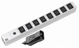 Bachmann Steckdosenleiste (Rack - einbaufähig) - Ausgangsanschlüsse: 8 (IEC 60320), Ansicht 2