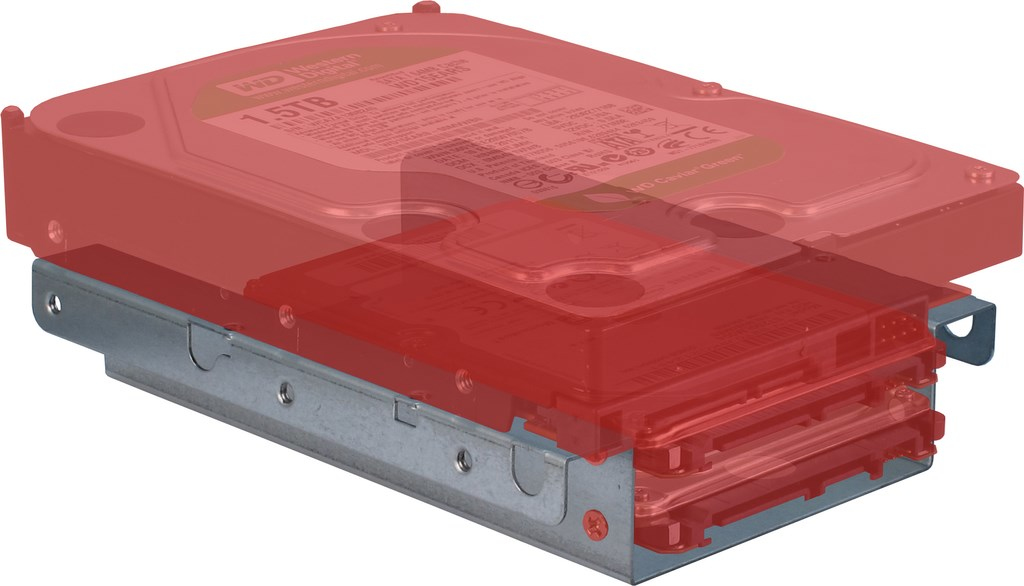Inter-Tech Mounting frame 3.5 to 2 x 2.5/1 x 3.5, Ansicht 2