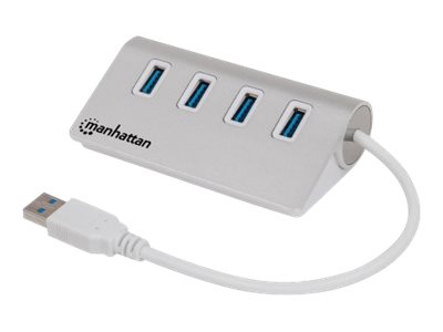 Manhattan USB-A 4-Port Hub, 4x USB-A Ports, 5 Gbps (USB 3.2 Gen1 aka USB 3.0), Ansicht 4