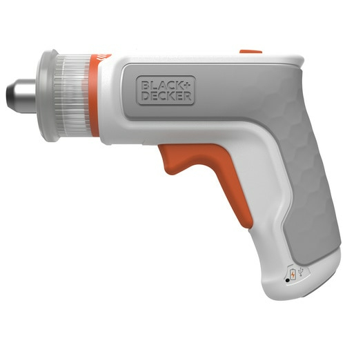 Black & Decker BCRTA01 - Elektrischer Schraubendreher - Pistolengriff - 1/4" - Grau - Orange - Weiß - 180 RPM - 5,5 Nm, Ansicht 4