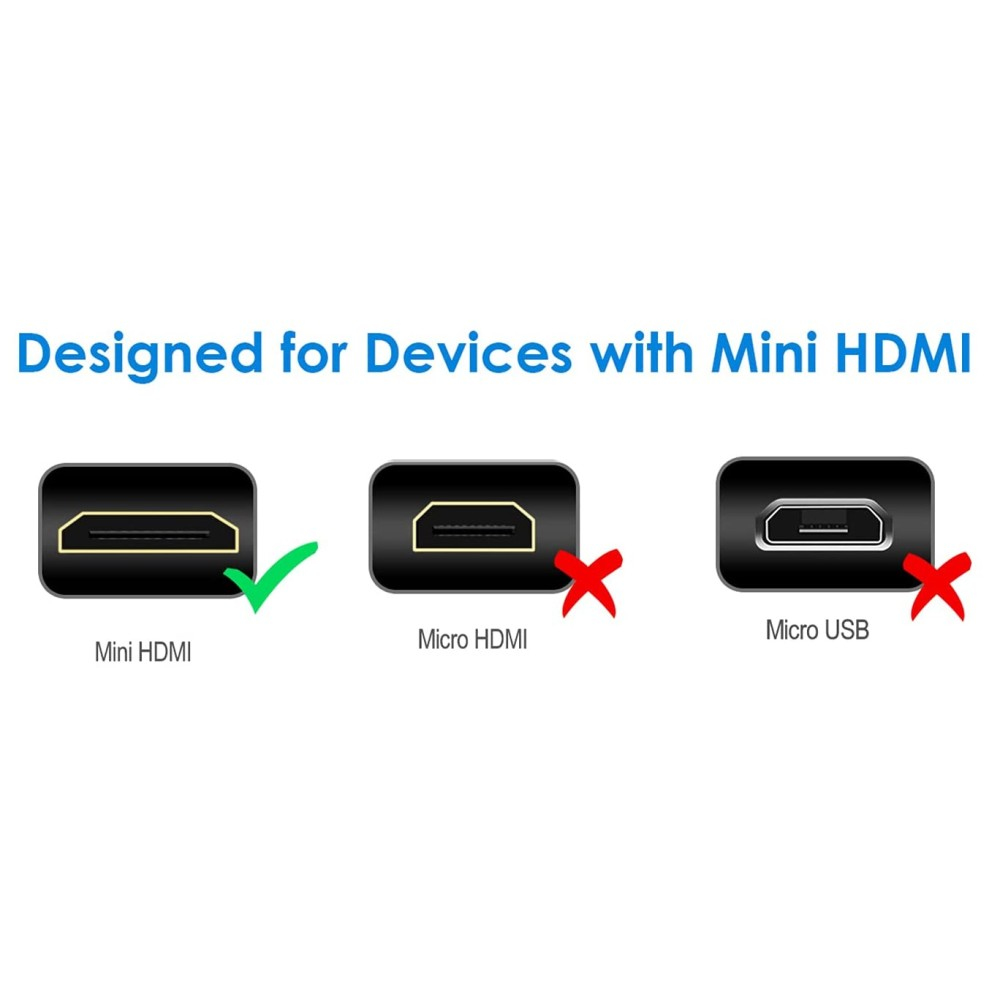 Techly HDMI-Kabel - HDMI männlich zu mini HDMI männlich - 3 m, Ansicht 4
