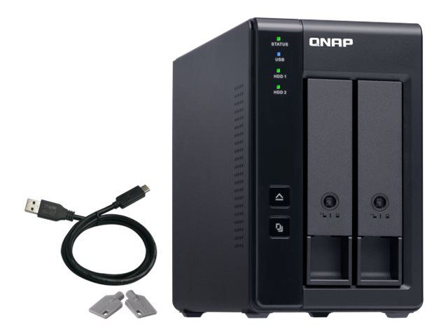 QNAP TR-002 - Festplatten-Array - 2 Schächte (SATA-600)