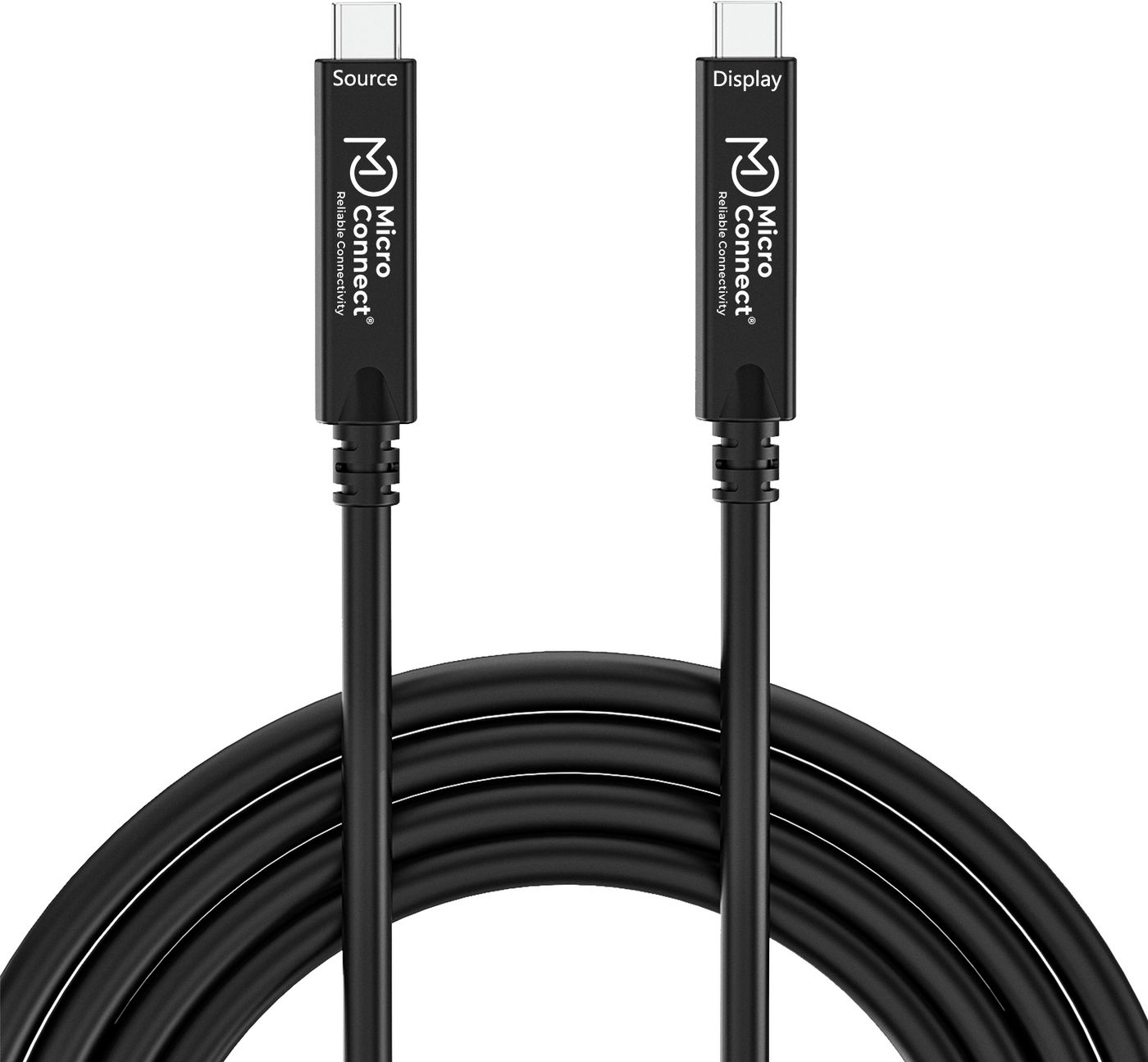 MicroConnect USB-C to cable Premium fiber Bidirectional. - Kabel - Digital/Daten, Ansicht 2