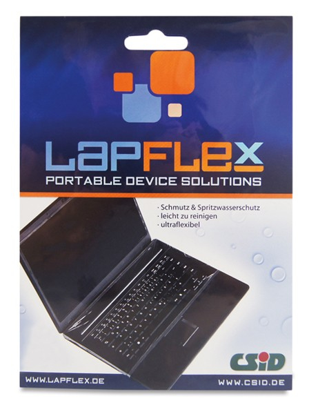 Baaske Lapflex M - Tastatur-Abdeckung - 350 x 170 mm - Displaygröße: ca. 14 bis 15, Ansicht 2