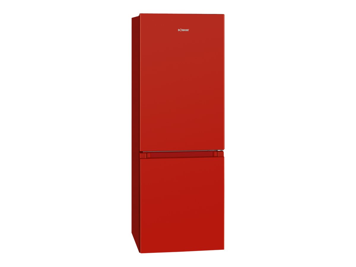 Bomann KG 320.2 - Kühl-/Gefrierschrank - Bottom-Freezer - Rot, Ansicht 3