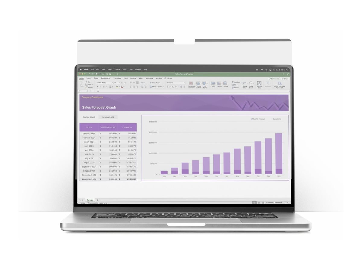 StarTech.com 13.3-inch 16:9 Laptop Touch Privacy Screen, Flip-Up - Blickschutzfilter für Notebook - 2-Wege, Ansicht 5