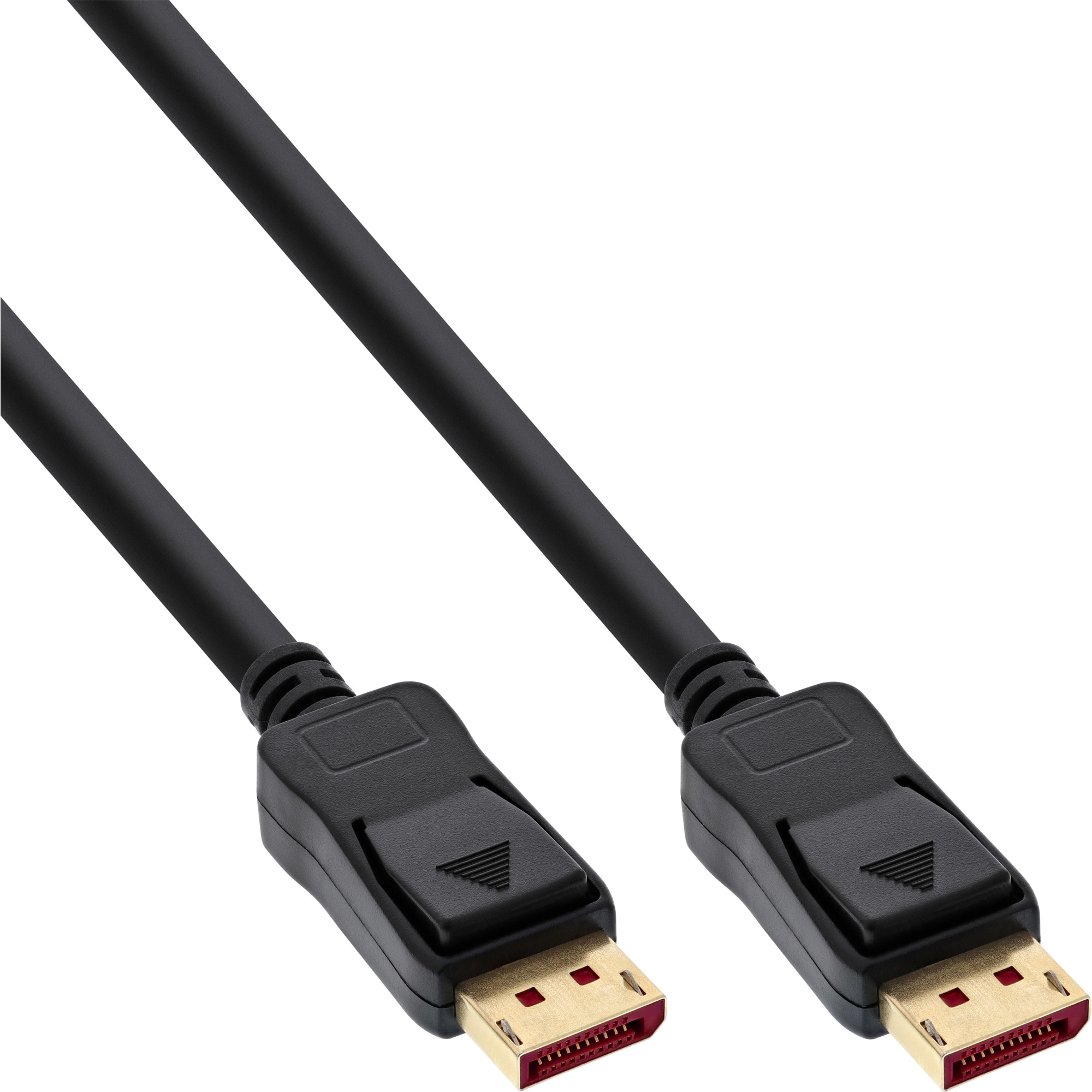 InLine DisplayPort 1.4 Kabel - 8K - schwarz - vergoldete Kontakte - 2m, Ansicht 2