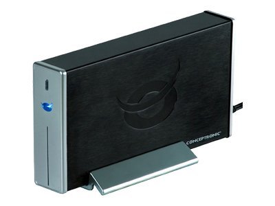 Conceptronic HDD Gehäuse 3.5 Zoll USB2.0 SATA I-III      schwarz