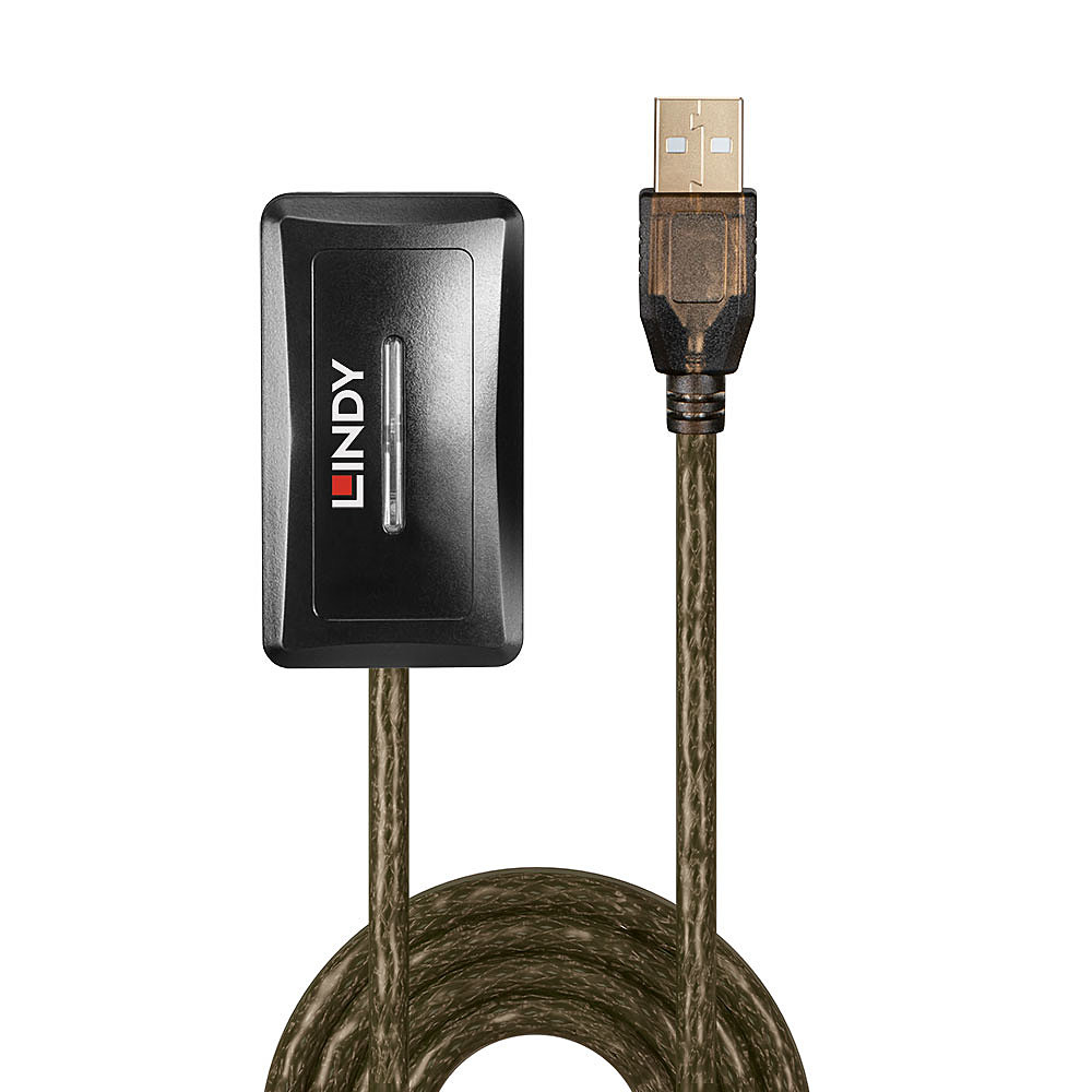 Lindy USB 2.0 Active Extension Hub - Hub - 4 x USB 2.0, Ansicht 4