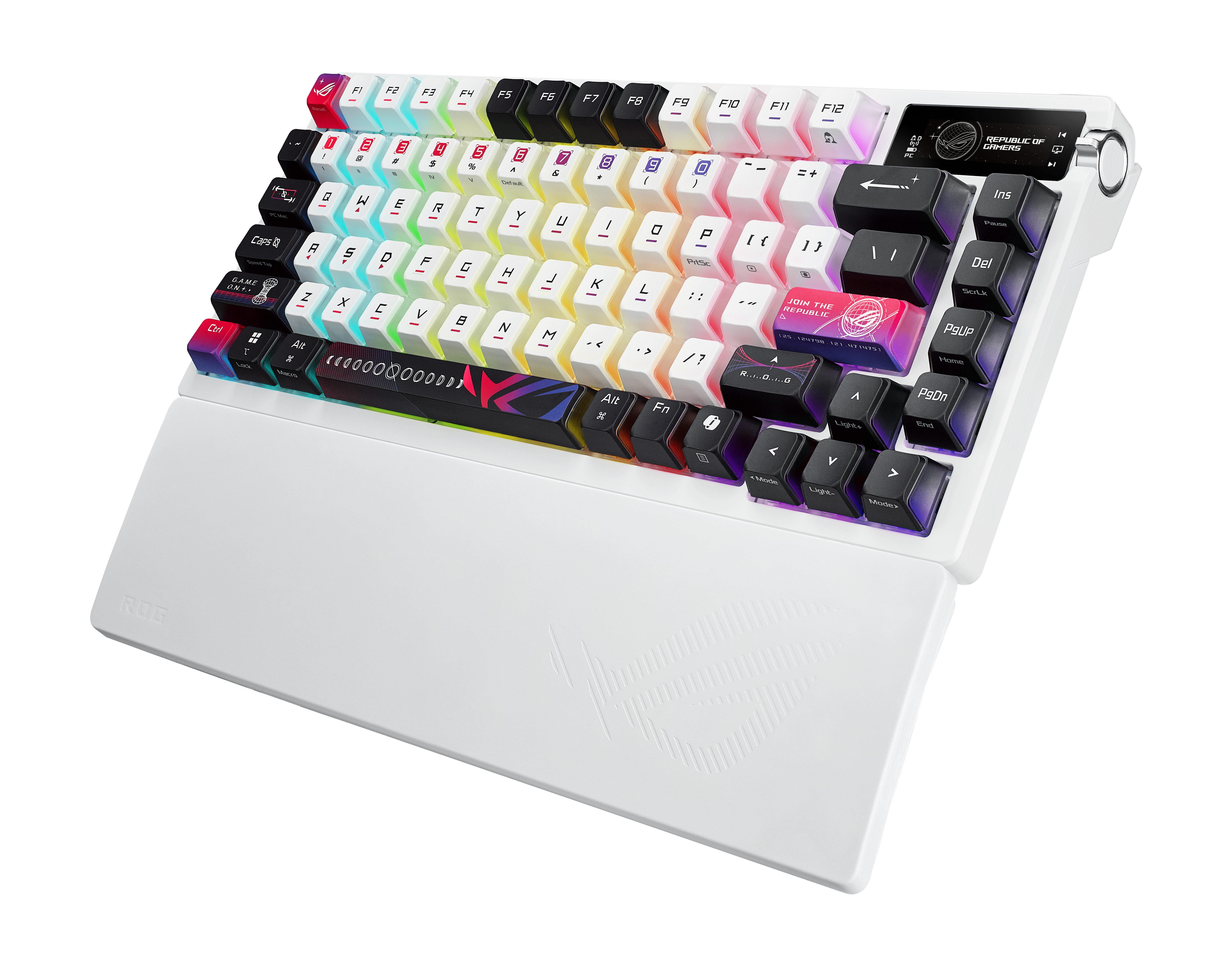 ASUS Tastatur ROG Azoth X CH - TL: Schweiz, QWERTZ, Ansicht 3