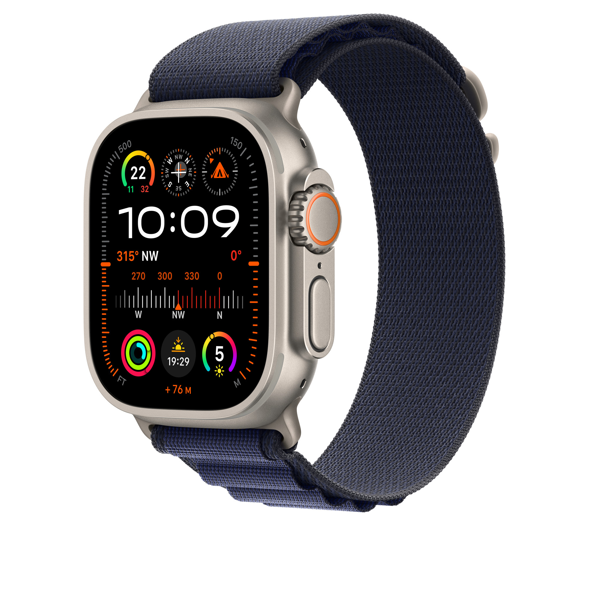 Apple Loop für Smartwatch - 49mm, natural titanium finish, Ansicht 2