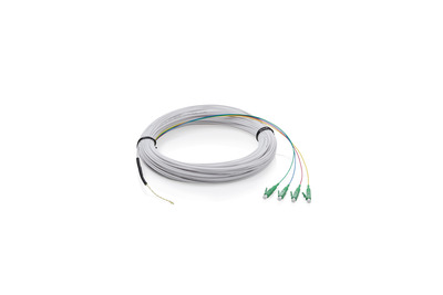 DIGITUS FTTH Drop Kabel, Singlemode, 4 Fasern, 4 LC/APC, 30 m