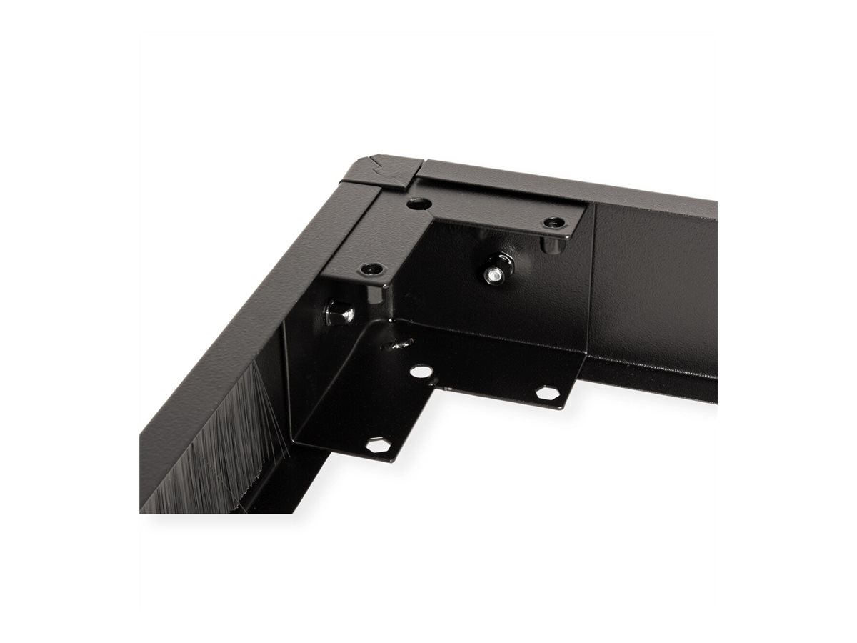 ROLINE 19 Zoll Netzwerkschrank Pro 47 HE 800x800 BxT Glastür schwarz, Ansicht 4