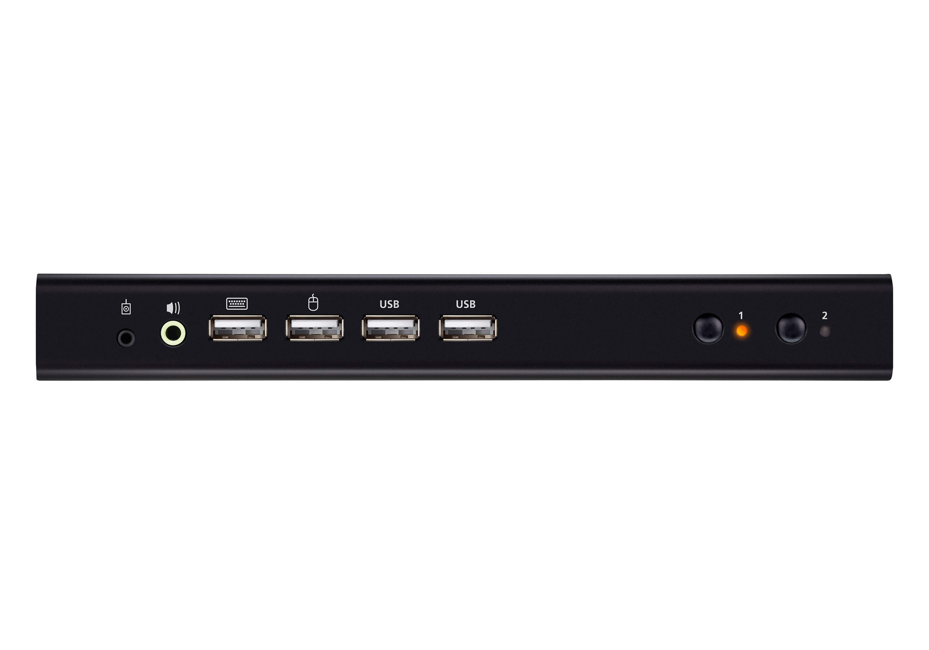 ATEN CS742H USB 4K HDMI Dual Display KVMP Switch - KVM-Umschalter - 2-Port, Ansicht 2