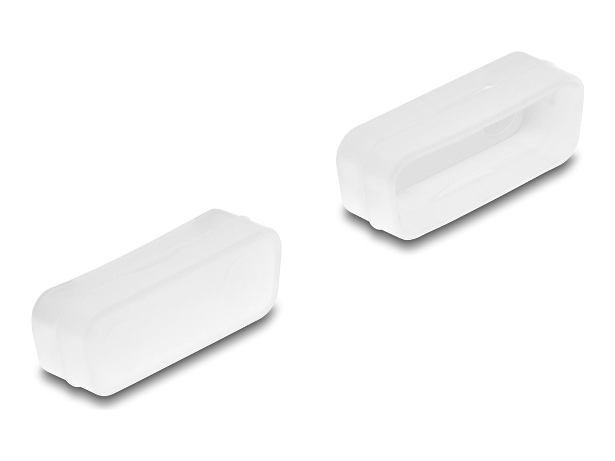Delock Stecker-Staubschutz - für D-Sub 15 weiblich - durchsichtig (Packung mit 2)