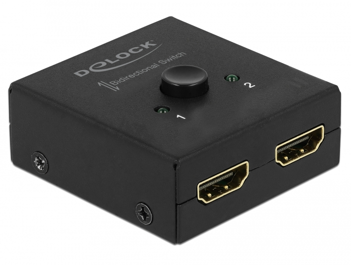 Delock HDMI 2 - 1 bidirectional 4K 60 Hz compact, Ansicht 4
