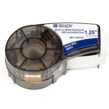 Brady Corporation Brady 110929 - Schwarz - Durchscheinend - Weiß - Druckeretikett - Vinyl - Wärmeübertragung, Ansicht 2