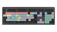Logickeyboard LKB-FCPX10-A2M-FR - Volle Größe (100%) - Kabelgebunden - USB - Scherenschalter - AZERTY - Schwarz
