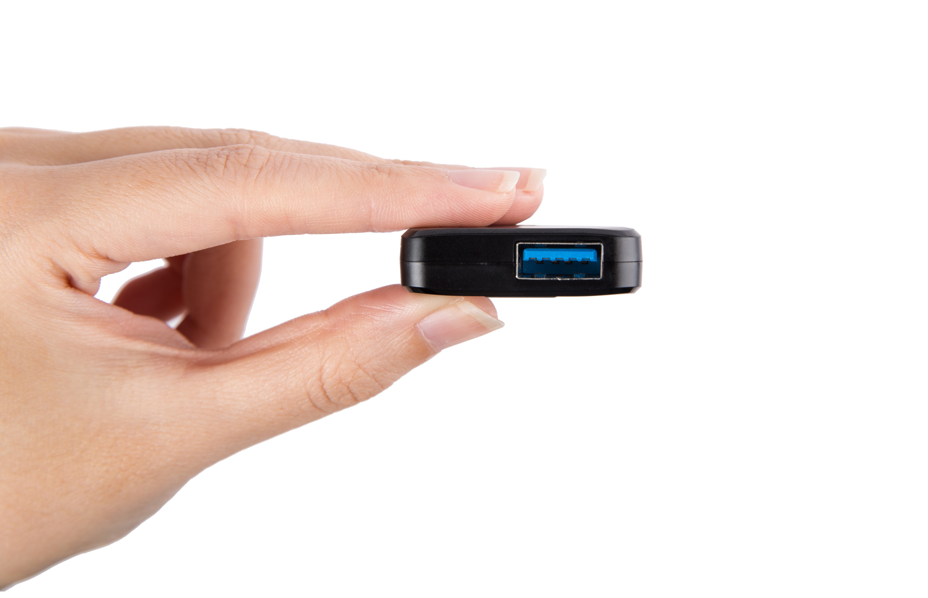 Transcend HUB2 - Hub - 4 x SuperSpeed USB 3.0, Ansicht 3
